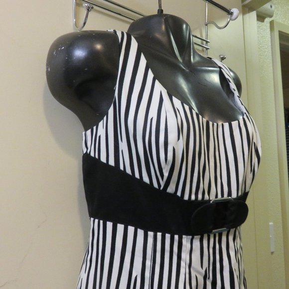 NINE WEST DRESS / SIZE 14 / COTT/SPANDEX / LINED - Picture 4 of 9